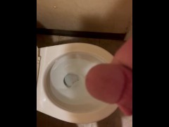 Big Cock Jerked In Bathroom