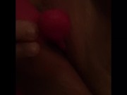 Preview 2 of Amateur slut cums hard then gets fucked from behind