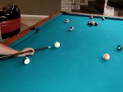 Preview 3 of partida de pool con mi mejor amiga terminamos garchando duro