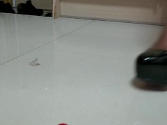 stomping, trampling, crushing, feet, soles, foot, foot fetish, toe, foot slave