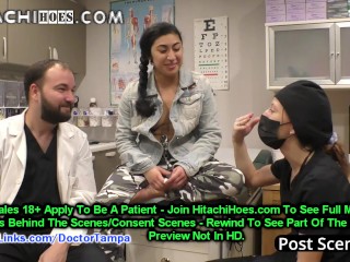 Don Vertel Het Niet Dat Ik De Klok Cum On! Latina Verpleegster Jasmine Rose Sluipt into Examenkamer Om Te Masturberen!