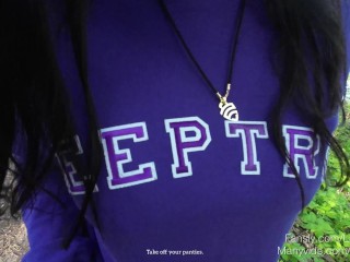 Hot MILFgave a blowjob to a_stranger in a public place. POV