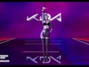Preview 4 of [MMD] K/DA - More Hot Kpop Dance Ahri Akali Kaisa Evelynn Seraphine League of Legends 4K 60FPS