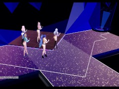 [MMD] STAYC - SO BAD Hot Nude Dance Ahri Akali Evelynn Kaisa Seraphine League of Legends KDA
