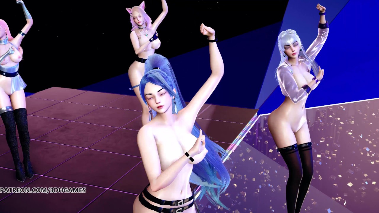 MMD Stayc - 너무 나쁜 뜨거운 누드 댄스 Ahri Akali Evelynn Kaisa Seraphine League Of  Legends Kda-XAnimu.com