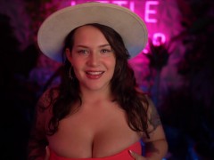 Little Clover Whispers loves showing off her big natural tits - NSFW ASMR