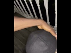 Sucked my dick while neighbors watched face reveal at 10k subs!!