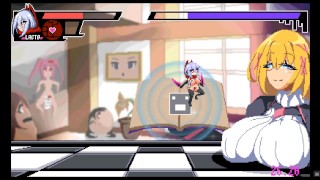 Buzama [Hentai sex fight game] Ep.3 vecht tegen een gigantische moeder die van lichaam verandert