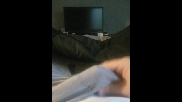 CUM DENIAL - massager gives it up before my morning wood does!