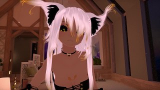 [VRChat] [POV] Cute foxy gives you a well deserved lapdance
