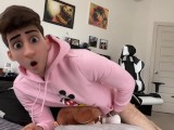 Cartoon Anime Boy Humps Pillow and Masturbates