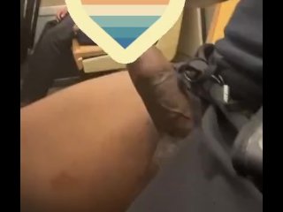 Another jerk off fun time on the train