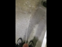 Peeing All Over Parking Lot Staircase Teaser