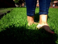 recorriendo el paque