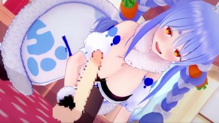 Vtuber 兎田ぺこら 兎田ぺこらがイチャイチャセックスするだけ2