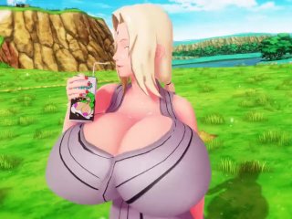 breast expansion, cartoon, grow, 60fps