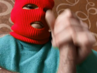 balaclava mask, milf, mom, caught robber