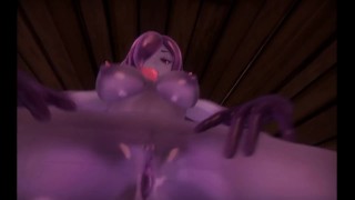 Monster Girl Island [jogo Hentai] Ep.16 femdom menina roxa de lodo adora o gosto do meu esperma