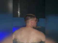 Video Hot body wife caught with husband best friend on hot tub. 11:16 he do it again