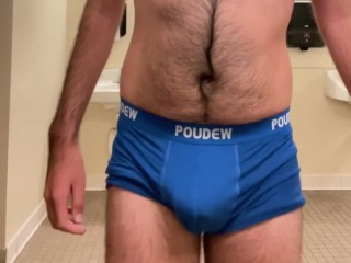 Underwear Bulge in Gym Locker Room