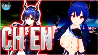 CHEN Hentai Arknights Sex  チェン(アークナイツ)  変態 (Anime Waifu Furry Gamer 3D Hardcore POV Cosplay)