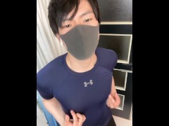 【チクニー】ぽっちゃりトレーニーが乳首をいじりドライーガズムする♡　乳首イキ　メスイキ　個人撮影　ノンケ　乳首いじり - Screenshot 7 of 16 - 乳首 イキ
