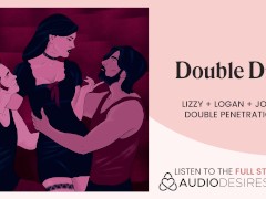 [Audio] Double creampie by my husband & his best friend [double penetration]