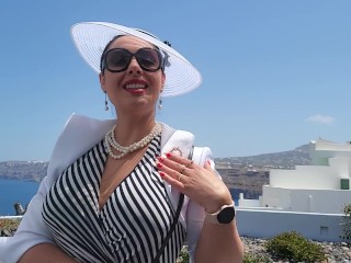 Vacation look Santorini (safe for Work)