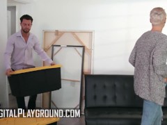 DigitalPlayground - Ryan Keely & Seth Gamble Fuck In The Living Room While The Realtor Is Watching