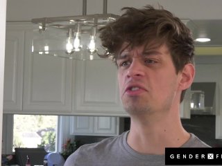 Gorgeous Trans Stepmom Banged By Muscle Hunks - Ariel Demure, Michael DelRay - GenderXFilms screenshot number 1