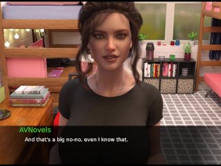 visual novel, adult visual novel, hot redhead, big tits