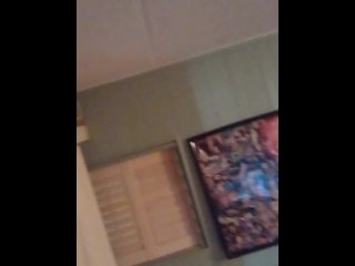 Cute busty college girl with night dress hiked up tease