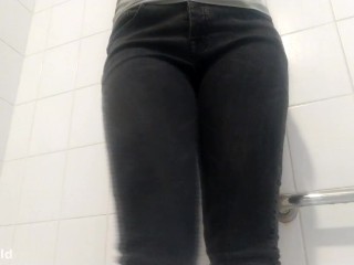 Pissing_In My Black_Pants - Pee Desperation
