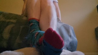 我的袜子整天穿拖鞋都发臭了