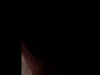 Wife sucking husband's dick, and giving him a tit job until he busts down her throat