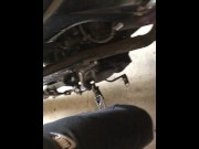 Preview 3 of Straight BIKER Cums in Your Face after Riding a MOTORCYCLE / Dirty masturbation with talking