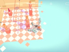 Odymos [LGBT Hentai game] Ep.2 fucking the ceiling lamp as anal plug