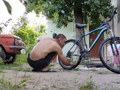 I change tires on bike