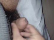 Preview 1 of Gaint Bear close up in his hairy bush / humping bed sheet