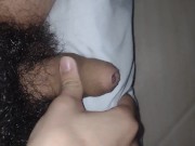Preview 6 of Gaint Bear close up in his hairy bush / humping bed sheet