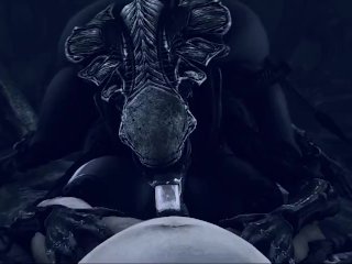 Alien suck LQ (with sound)