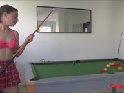 Preview 5 of 1 billiard cue, holes, balls... a good fuck..!