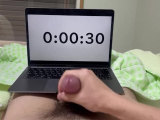 handjob, verified amateurs, solo male, bukkake