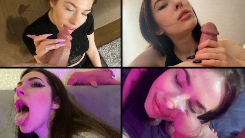 Hot Cumshot Compilation, Cum Na obličej a nedbalý kouření