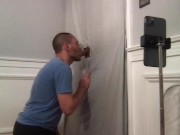 Preview 1 of Thick D college dude comes to my glory hole