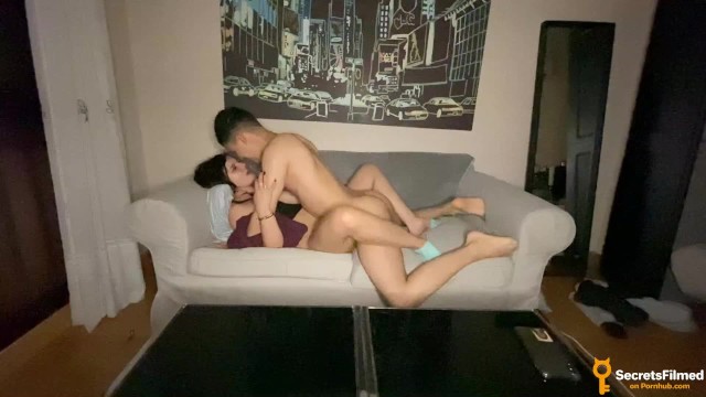 A movie night with a friend ends with a passionate fuck (SecretsFilmed)