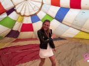 Preview 1 of Sammmnextdoor Date Night #05 - Passionate sunrise sex (she swallows) over pyramids in an air balloon