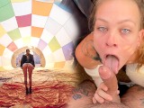 Sammmnextdoor Date Night #05 - Passionate sunrise sex (she swallows) over pyramids in an air balloon