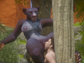 Black Panther Mating with_Teen Guy / Wild Life