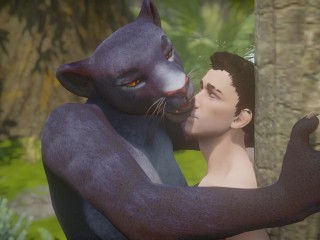 Black Panther Mating with Teen Guy / Wild Life